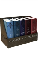 Livro - A Game of Thrones: A Song of Ice & Fire Box Set [leather-cloth-bound] R$100