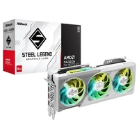 Placa de Video AsRock Radeon RX 9070 XT Steel Legend 16GB GDDR6 256-Bit RDNA 4 - 90-GA5DZZ-00UANF