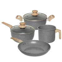 Jogo de Panelas Marble 4pçs c/ Revest. Cerâmico