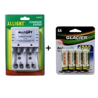 [Moedas R$24,75/BR] Kit COMBO Carregador De Pilha AA/AAA Bivolts Recarregáveis + 4 Pçs/Cartela Pilha AA Recarregável de 4700mAh