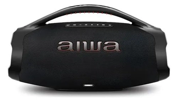 Caixa De Som Boombox Plus Aiwa Bbs-01-b 200w Bt 30h Ip66 Usb Preto