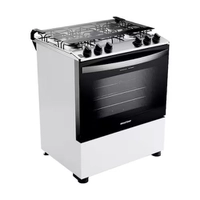 Fogão 5 Bocas Brastemp com Forno 96L Branco