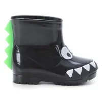 Bota Galocha Infantil Luelua Monstrinhos Masculina - Preto | R$32