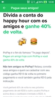 Pague a um amigo com Picpay e ganhe 40% em Cashback