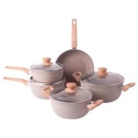 ( Com AME ) Jogo de Panelas 5 Peças Cerâmica Marble Edition Light Grey Oster