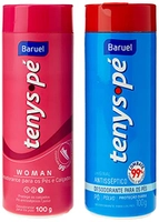 [+POR- R$14,61] Kit Tenys Pe Baruel Po =1Un Original 100G + 1Un Woman 100G