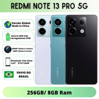 [DoBrasil] Smartphone Xiaomi Redmi Note 13 Pro 5G 256GB 8gb Snapdragon 7s Gen 2 200MP