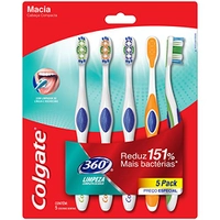 [Rec] Escova Dental Colgate 360º 5unid