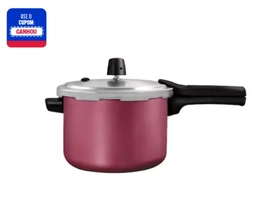 Panela de Pressão Panelux Magnific 4,5L em Alumínio com Antiaderente PTFE