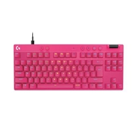 Teclado Gamer Logitech G PRO X TKL RAPID Switches Magnético-analógicos RGB Magenta