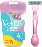 Gillette Aparelho De Depilar Venus Suave Sensitive 4 Unidades