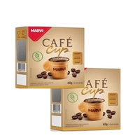 Kit 2 Caixas Xícara Casquinha com Chocolate 12un