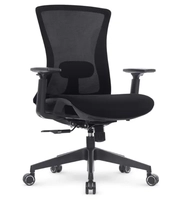 Cadeira Office DT3 Vicenza, Até 120Kg, Suporte de Lombar, Ajuste de Ângulo, Preto - 13385-0