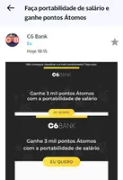 Ganhe 3000 pontos fazendo a Portabilidade para o C6 Bank