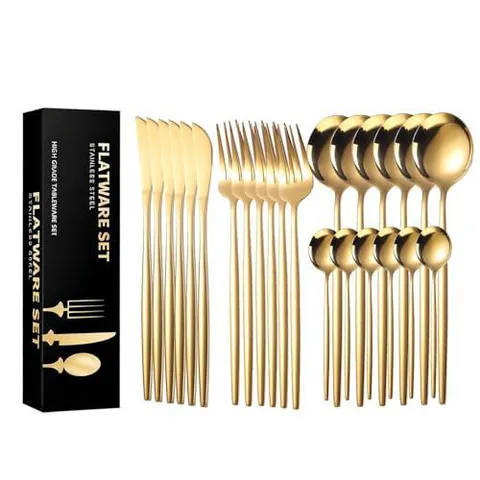 Faqueiro 24 Peças Aço Inox 430 Premium