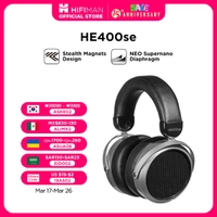 [R$316 "MOEDAS"/TAXA INCLUSA] Headphone Planar Magnético de Alta Fidelidade Hifiman HE400se Openback