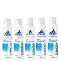 Kit Desodorante Adidas Climacool Aerosol Feminino 150ml 5 Unidades - Incolor - R$33