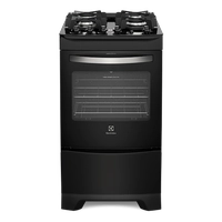 Fogão 4 Bocas Electrolux Preto Automático (52LPV) | R$1036