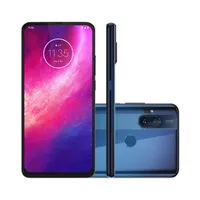 Smartphone Motorola One Hyper 128GB Azul Oceano 4G Tela 6,5 Pol. Câmera 64MP Selfie 32MP Dual Chip Android 10