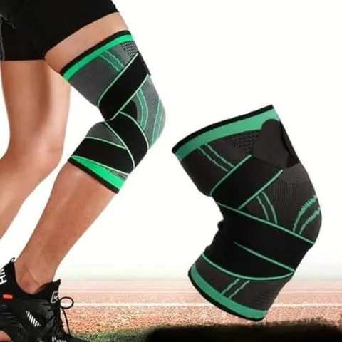 Joelheira Esportiva Compressão Tiras Suporte