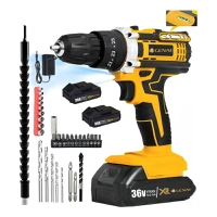 Parafusadeira Furadeira 36V c/ 2 Baterias