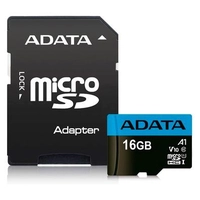 Cartão de Memória Adata 16GB Classe 10 com Adaptador | R$19