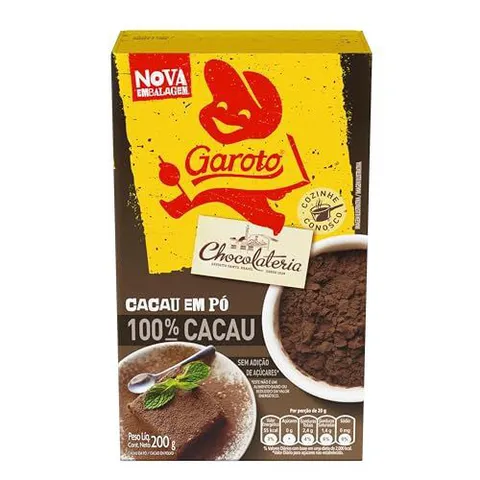 [REC] Garoto Cacau Em Pó 200G