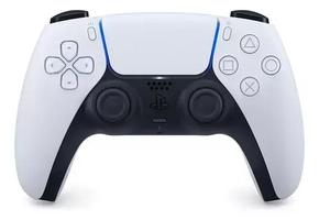 Controle Playstation 5 sem fio Dualsense Ps5 cor branco/preto