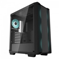 Gabinete Gamer DeepCool CC560, Black, Mid Tower, Vidro Temperado, ATX, Sem Fonte, Sem Fan, R-CC560-BKNAA0-C-1