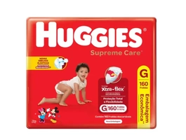 Fralda Huggies Supreme Care Ultra Com 160 Tamanho G