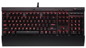Teclado Mecânico Gamer Corsair K70 Rapidfire LED Vermelho Switch Cherry MX Speed - CH-9101024-NA