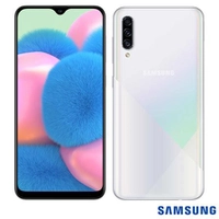 Samsung Galaxy A30s Branco, com Tela de 6,4", 4G, 64GB e Câmera de 25MP + 5MP + 8MP Ultra Wide 123° - SM-A307GZWBZTO