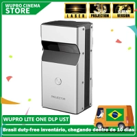 【DoBrasil】Projetor Laser Wupro UST01 Nativo 4K Mini 1920 Versão Global 3D DLP para Casa Cinema Inteligente