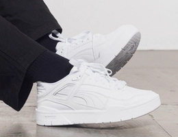 Tênis Puma Slipstream "Triple White" (Tam 34 ao 43)