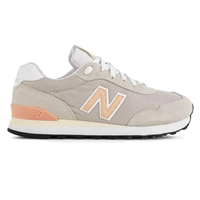 Tenis NB 515v2, Feminino, CINZA LUAR/LARANJA CLARO, 34