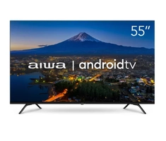Smart Tv 55'' Aws-tv-55-bl-01-a Android Dolby 4k Aiwa 