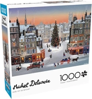 Importado (TX inclusa) Quebra-cabeça 1000 peças Noel est de Retour