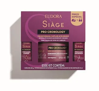 Kit Eudora Siàge Máscara + 2 Potencializadores