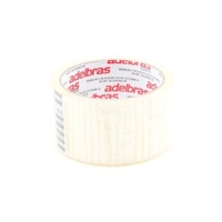Fita Adesiva 48mm x 50m Transparente - Adelbras
Fita Empacotamento Qualitape 48mm x
