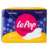 Absorvente Noturno Lepop Com Abas [8 unidades] | R$ 0,90