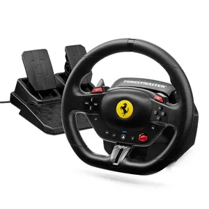 Kit Volante Pedal T98 Ferrari PS4 PS5 PC - 110V