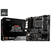 Placa Mãe MSI B550M PRO-VDH WIFI, Chipset B550, AMD AM4, mATX, DDR4