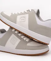 【Tam.: 38 ao 42】tênis casual cano baixo com recortes cinza