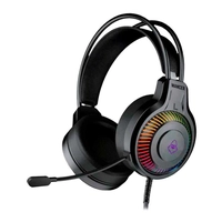 Headset Gamer Mancer Twilight S, Rainbow, Drivers 40mm, Preto, MCR-TLTS-RGB01