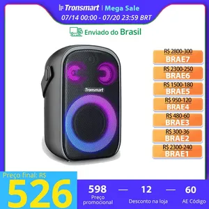 [Do Brasil/Moedas R$ 482 ] Caixa de Som Halo 100 Tronsmart 