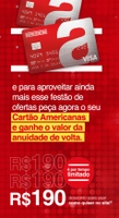 Cartão Americanas - Ganhe o Valor da anuidade de volta!