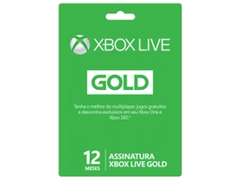 Xbox LIVE GOLD 12 MESES - Promoção de Carnaval