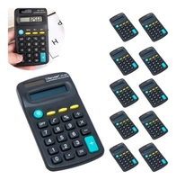 [R$ 5,49 cada] Kit com 10 Calculadoras de Bolso 8 Dígitos