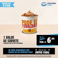 [QR Mercado Pago] Balde de Sorvete R$7