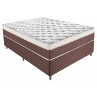 Cama Box Casal, Molas Ensacadas, 138x188cm - Montreal Premium